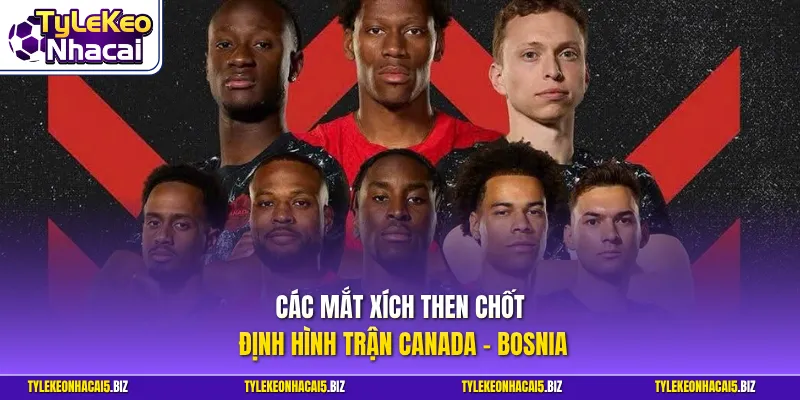 Các mắt xích then chốt định hình trận Canada - Bosnia